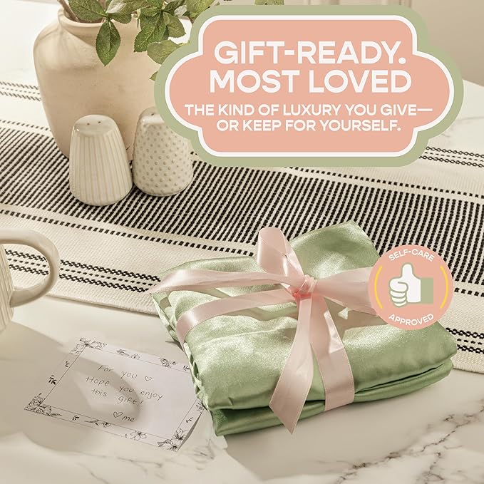BLISSFORD Pink Satin Pillowcase - Image 5