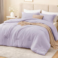Love's cabin Lavender Full Comforter Set, 3-Piece Prewashed Bed Set by Lovescabin