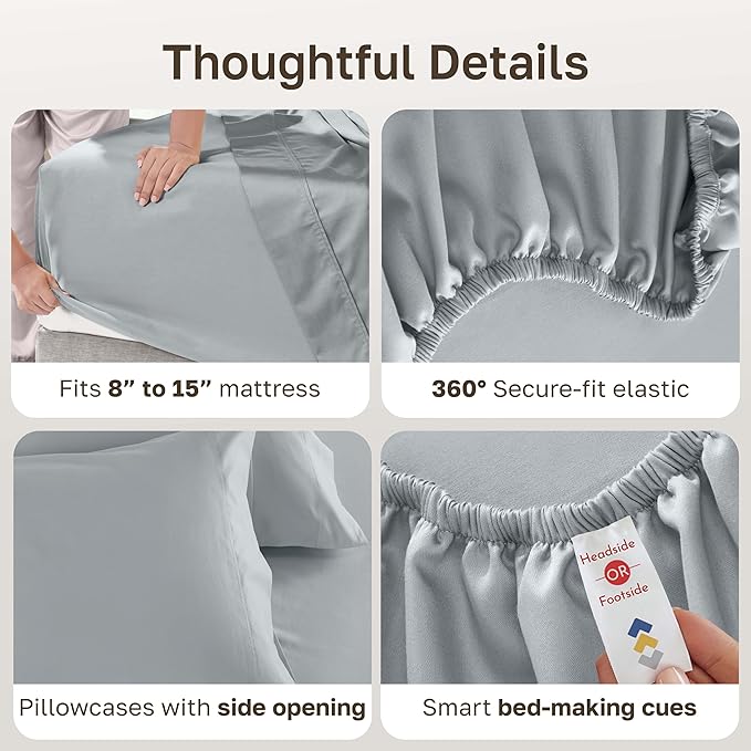 California Design Den Split King Sheet Set - Image 6