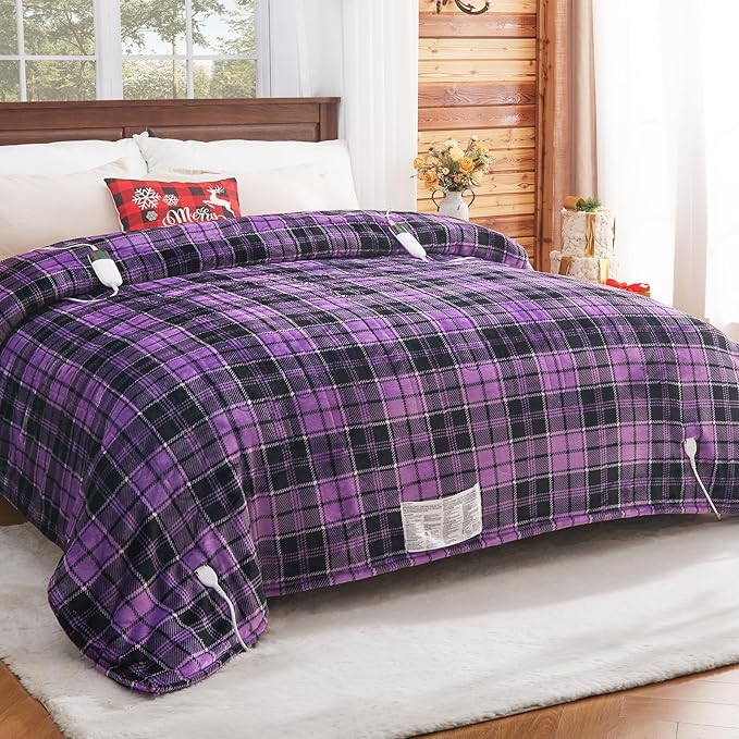 Heated Electric Blanket Queen Size, 84X90 Heating Blanket Queen by OCTROT