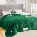 greenoak Heated Blanket Electric Queen Size 84"X90" Dual Control, Heating by Greenoak
