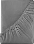 Royale Linens 400 Thread Count 100% American Grown Cotton Fitted Sheet Queen by ROYALELINENS