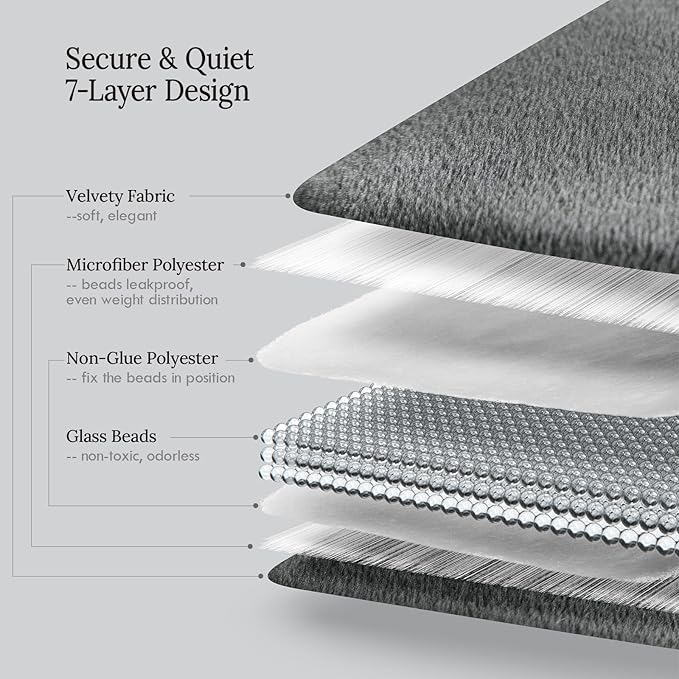 Kaisa Weighted Blanket for Adults, Soft Heavy Blanket Machine Washable - Image 8