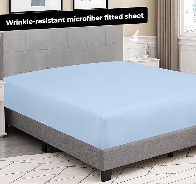 Royale Linens Fitted Sheet Twin - Image 8