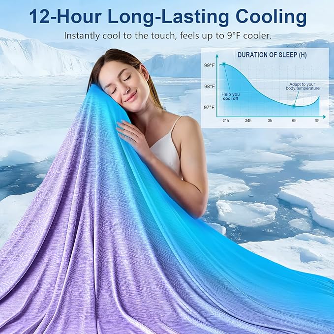 KMUSET Cooling Blanket Twin XL, Double Sided Summer Cooling Blankets - Image 2