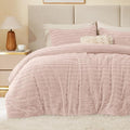 BEDELITE Fleece Twin Comforter Set -Super Soft & Warm Fluffy Pink Faux Fur by BEDELITE