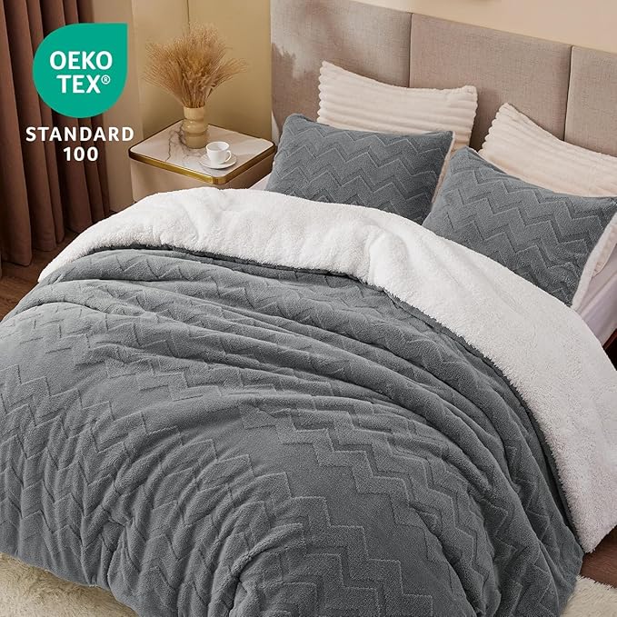 BEDELITE Fluffy California King Size Comforter Set - Image 4