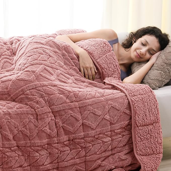 Cottonblue Jacquard Weighted Blanket 15 lbs - Image 8