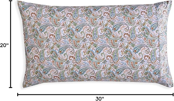 Elegant Comfort Paisley Pattern Pillowcase, 1500 Premium Hotel Quality - Image 3