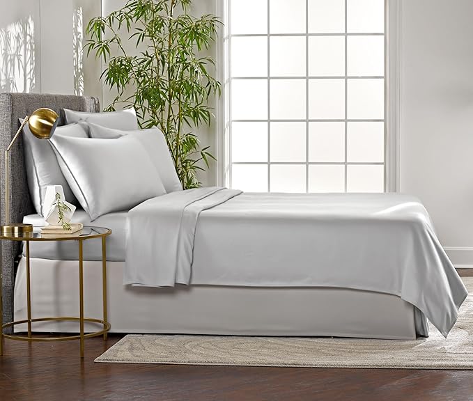 Pure Bamboo Queen Sheets, Genuine 100% Organic Viscose Derived from Bamboo Bed - Image 4