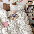 mixinni Vintage Bowknot Pattern Duvet Cover Set by mixinni