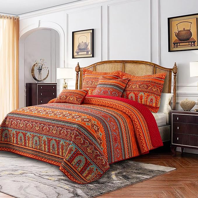 BEDIFANY Cotton King Size Quilt Set - Image 2