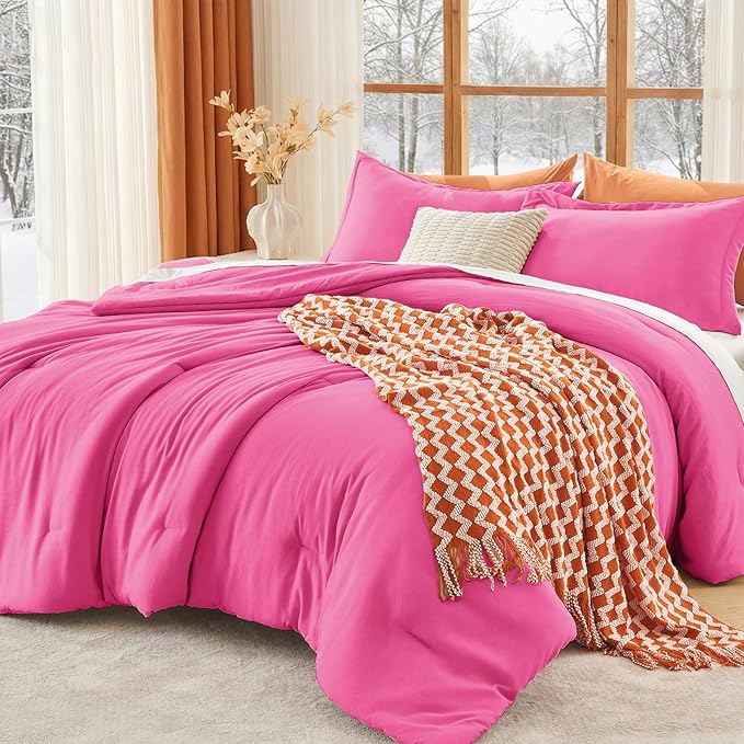 MUXHOMO King Size Comforter Set, All Season Ultra Soft Down Alternative Bedding by MUXHOMO