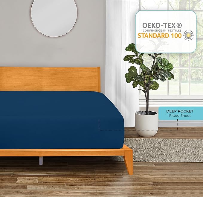 Royale Linens Fitted Sheet Twin XL - Image 7