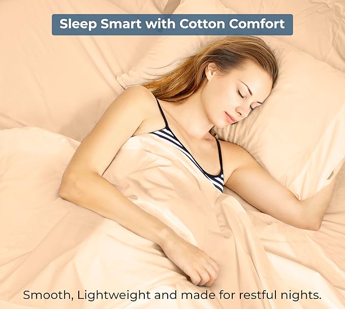 Royale Linens 100% Organic Cotton Full Flat Sheet Only - Image 9