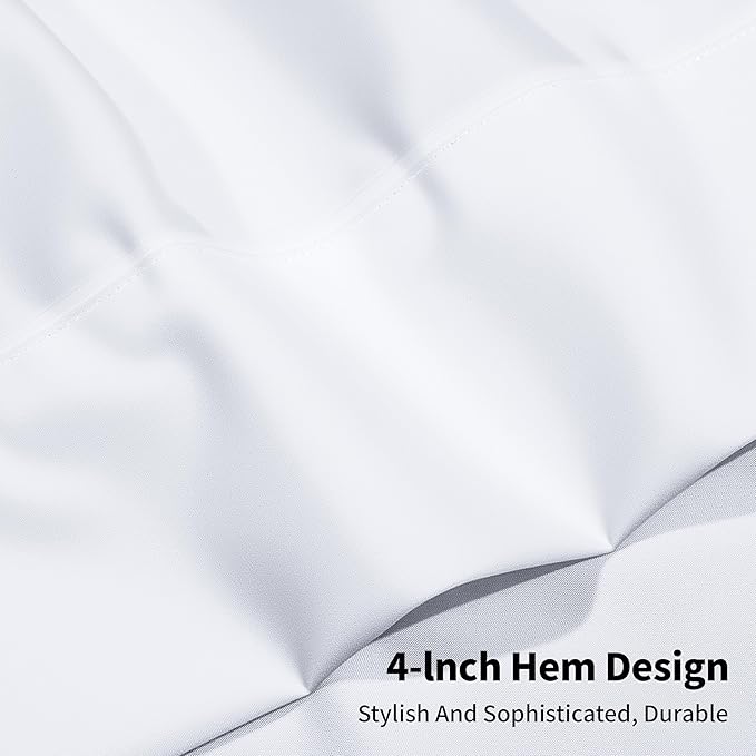 HBHLFZ Twin Flat Sheets Only 2 Pack - Image 4