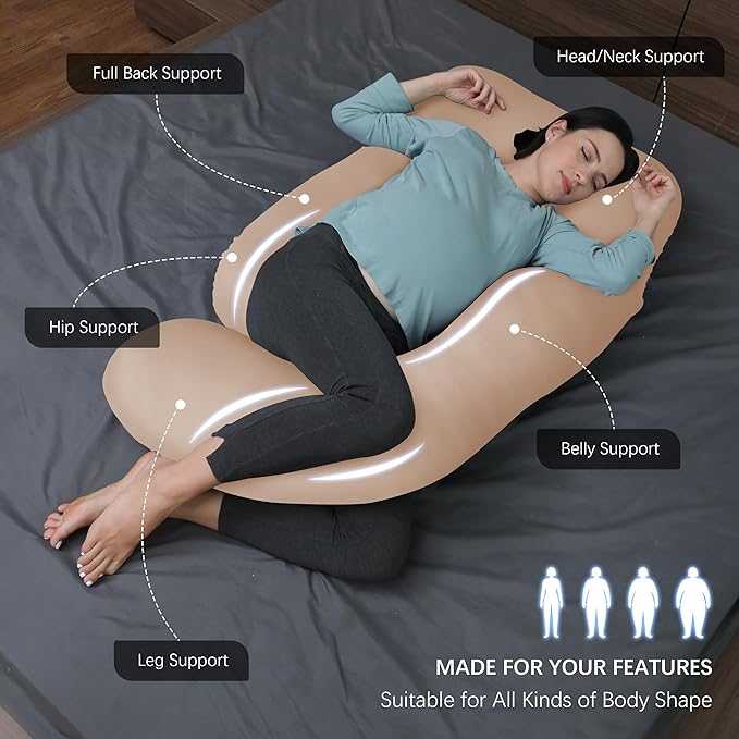 MOON PARK Pregnancy Pillows for Sleeping - Image 2