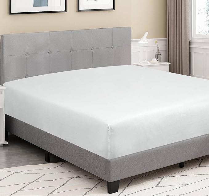 ROYALE LINENS 300 Thread Count 100% Long Staple Combed Cotton Fitted Sheet - Image 3