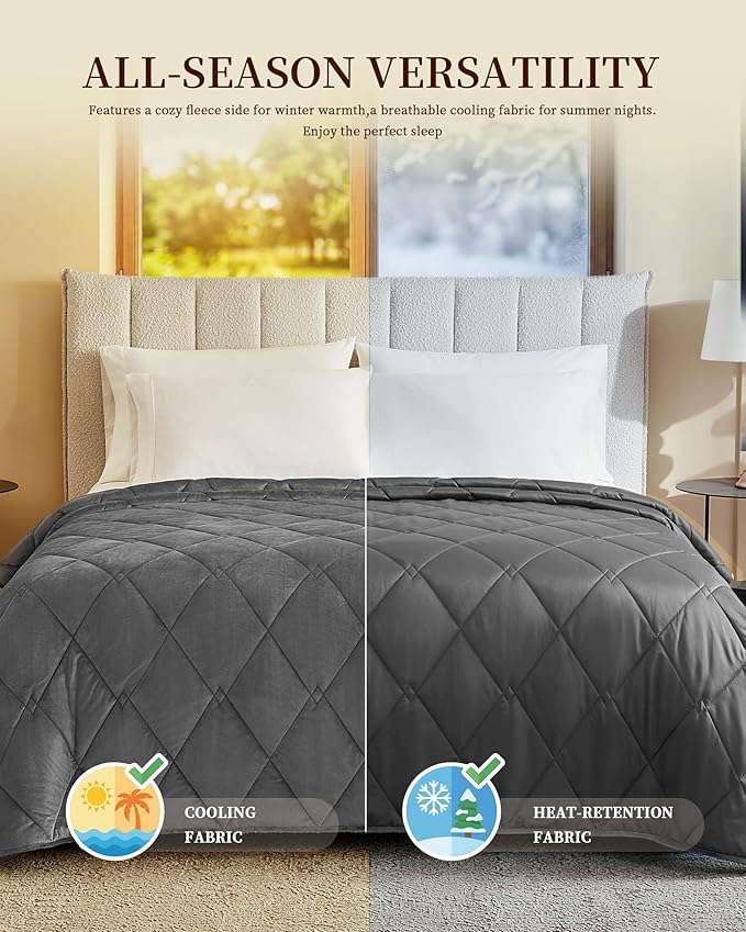 L'AGRATY Queen Size Weighted Blanket - Image 3