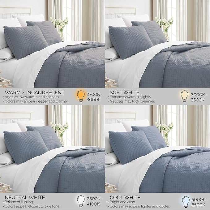 Southshore Fine Living, Inc. Twin Quilt Set, Quilted Blue Bedspread Twin/XL - Image 8