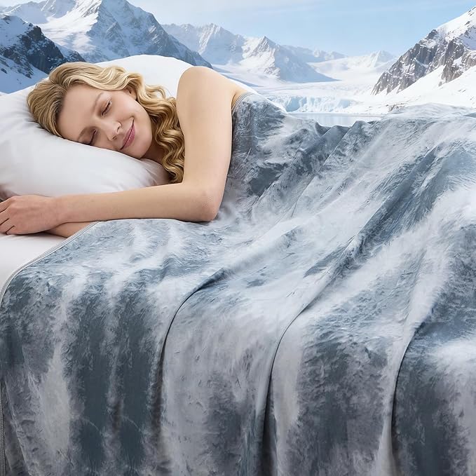 Cooling Blanket King Size, Cold Blanket by Qieryun