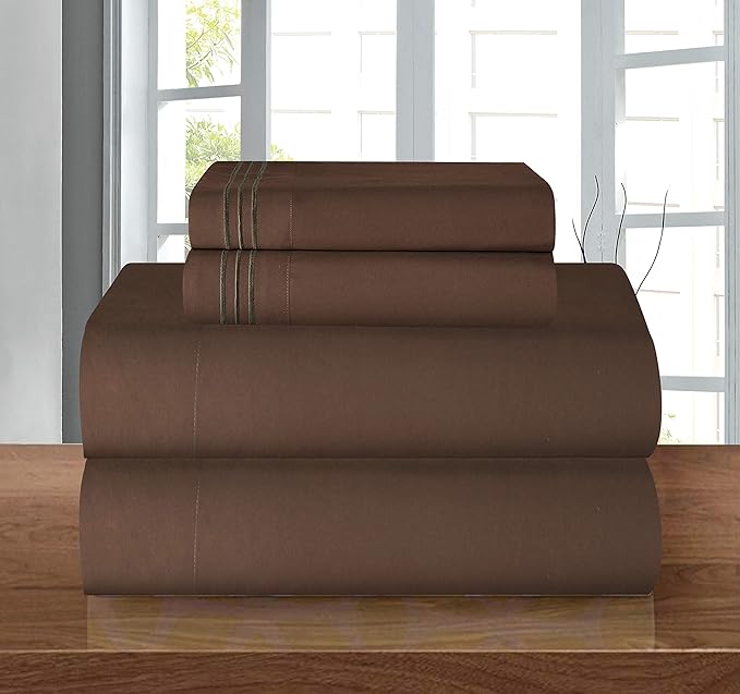 Elegant Comfort Luxury Soft 1500 Thread Count Egyptian Quality 3-Piece Sheet by ELEGANTCOMFORT