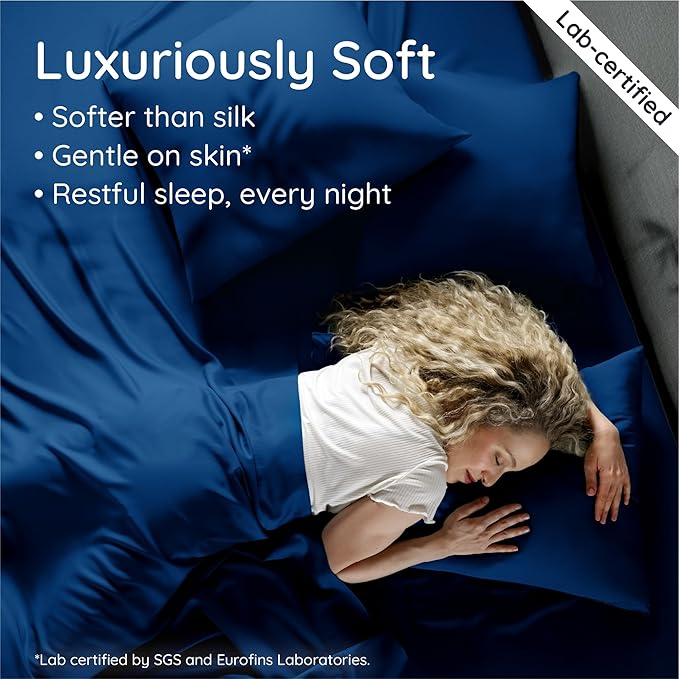 Bambaw King Sheet Set 6pcs – 100% Viscose Derived from Bamboo Sheets, Buttery - Image 4