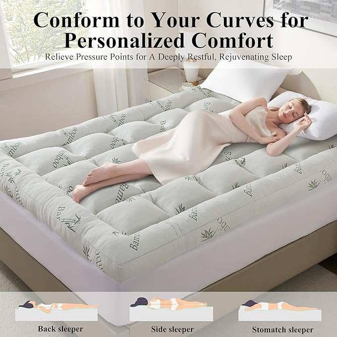 ELNIDO QUEEN® 3 Inch Memory Foam Mattress Topper Twin Size - Image 5