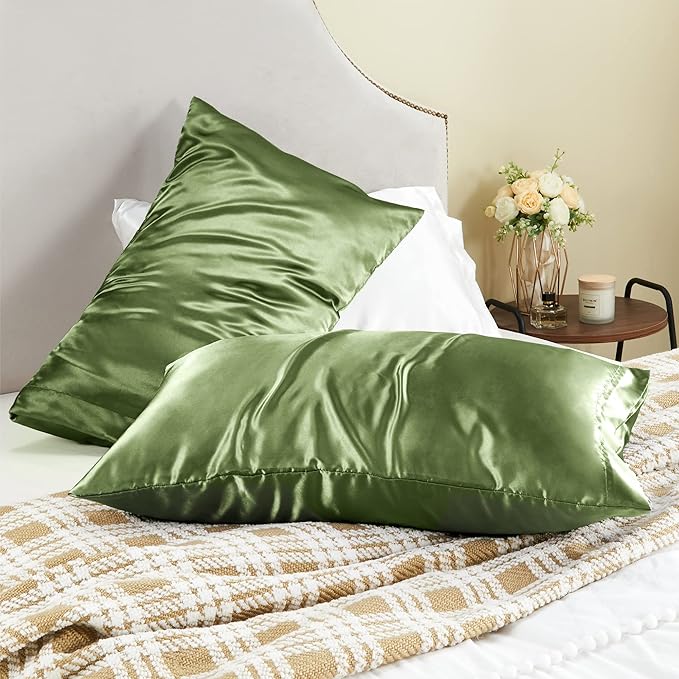 BEDELITE Satin Pillowcase for Hair and Skin, Super Soft and Cooling Similar to - Image 7