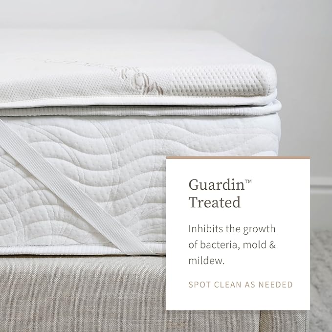 Saatva Graphite Memory Foam Mattress Topper - Image 3