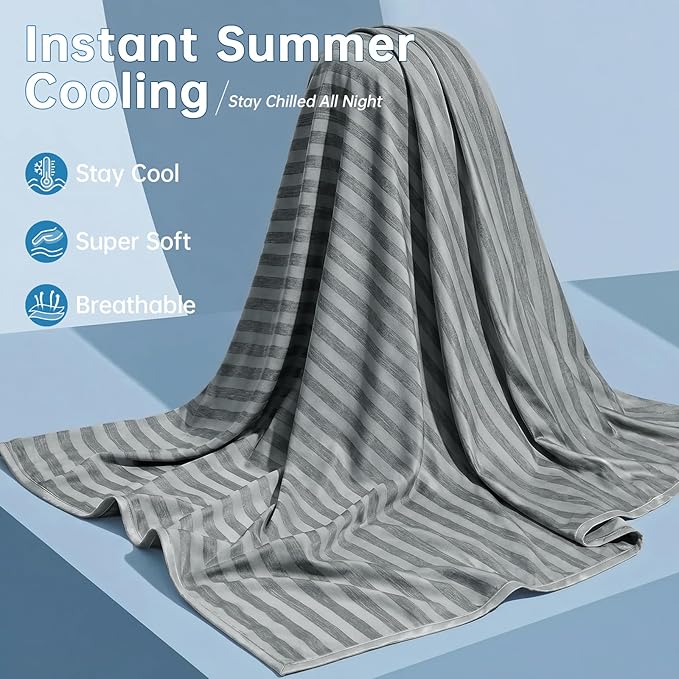 Guohaoi Cooling Throw Blanket for Hot Sleepers, Arc-Chill Q-Max >0.5 Cool Fiber - Image 4