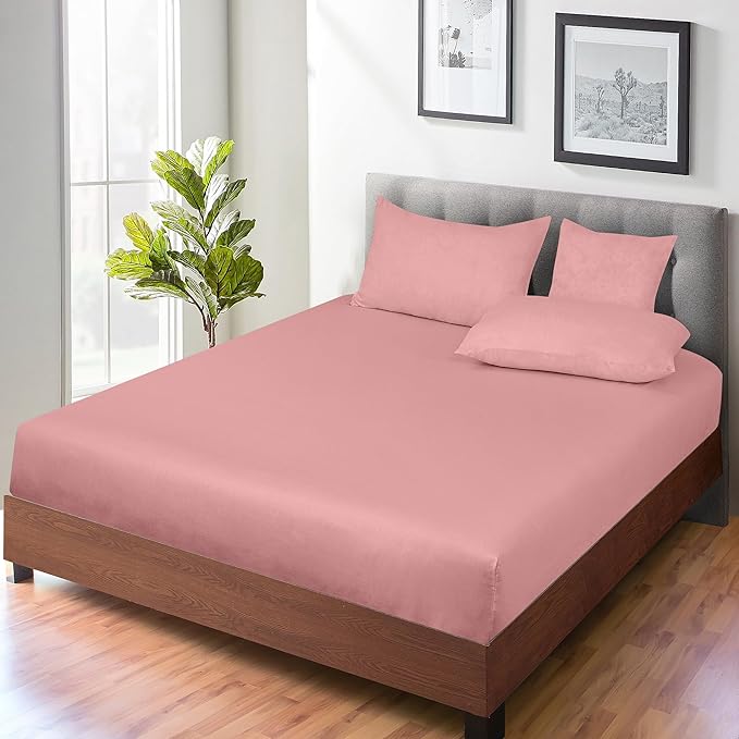 ROYALE LINENS 300 Thread Count 100% Long Staple Combed Cotton Fitted Sheet Full - Image 7