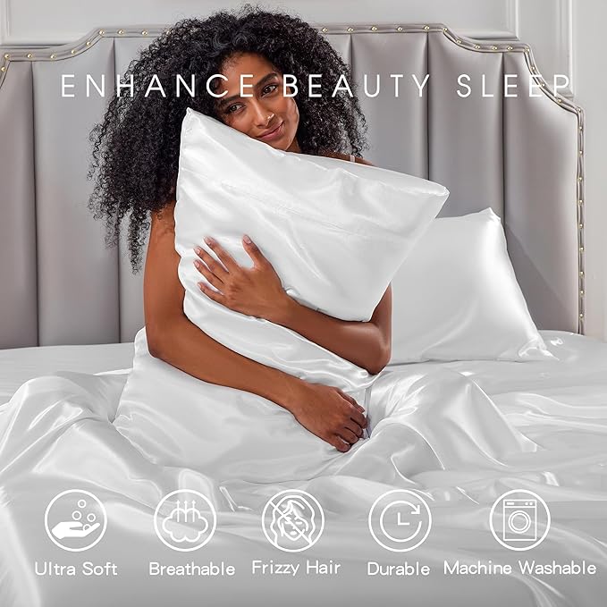 FreshCulture Satin Sheets California King - Image 7