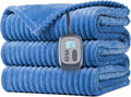 LaffyLo Electric Heated Blanket Full Size 72"x84", Soft Flannel Fabric by LAFFYLO