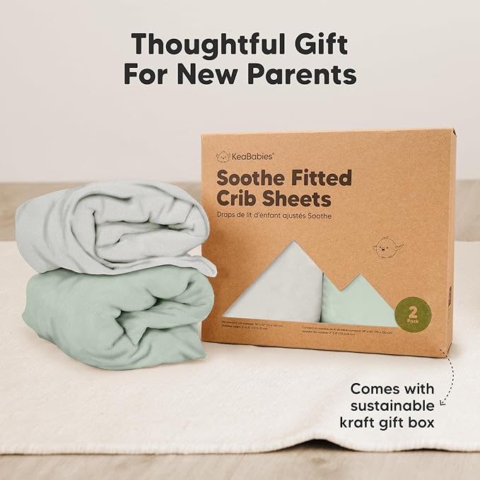 KeaBabies 2-Pack Organic Crib Sheets - Image 9