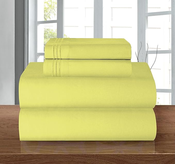 Elegant Comfort Luxury 1500 Premium Hotel Quality Microfiber 4-Piece Sheet Set by ELEGANTCOMFORT