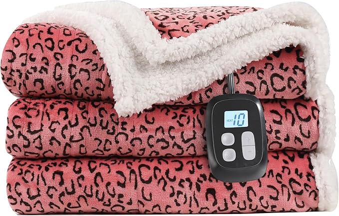 LaffyLo Electric Heated Blanket Full Size 72 x 84, Fast Heating Blanket - Image 8