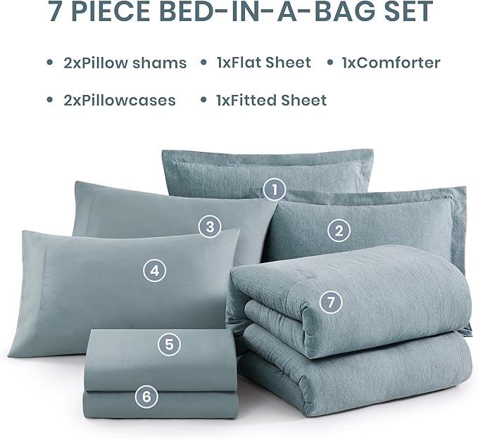 Monbix Queen Comforter Set - Image 7