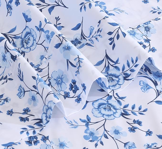 RUVANTI 100% Cotton Sheets – Twin XL Size Percale Bedding, Cooling & Breathable - Image 5