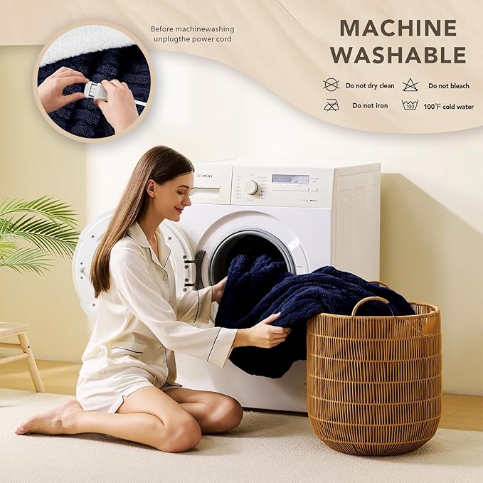 Homemate Electric Heated Blanket Queen - Image 6