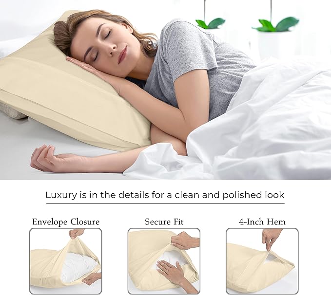 Royale Linens King Pillowcase Set of 2 - Image 7