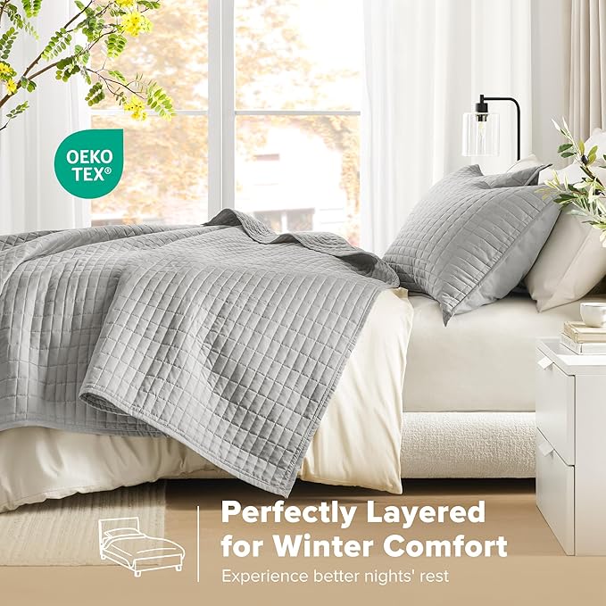 Comfort Spaces - CS14-0060 Kienna Quilt Coverlet Bedspread Ultra Soft - Image 3