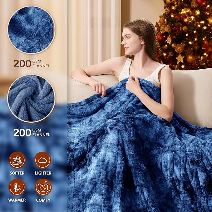 Homemate Electric Heated Blanket Twin Size - Image 2