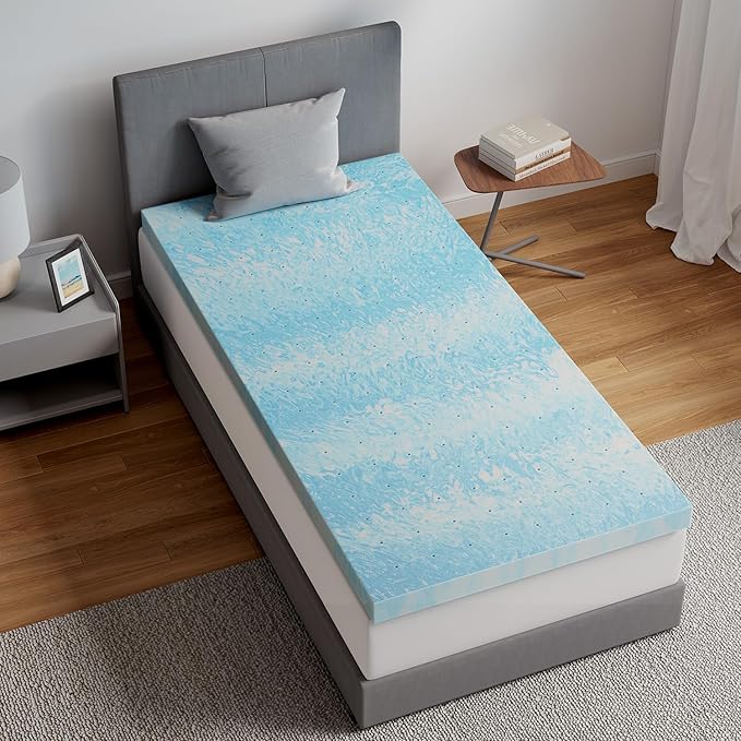 Novilla Memory Foam Mattress Topper Twin XL by Novilla