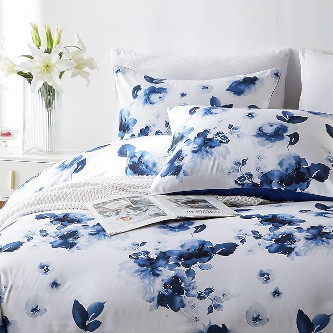 Cupocupa Duvet Cover Full Size Set Boho Floral Pattern Full Duvet Cover Set - Image 4