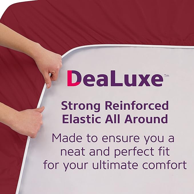 XL Twin Sheets Deep Pockets Fitted – Twin XL Fitted Sheets Only – 21” Fitted - Image 4
