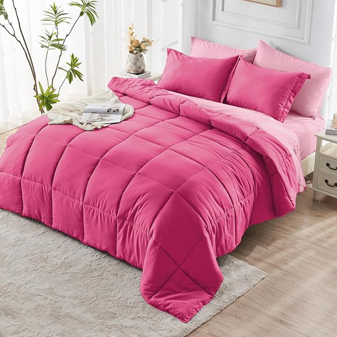 JOLLYVOGUE King Comforter Set, Ultra-Soft Bed in a Bag King Size 7 Pieces - Image 8