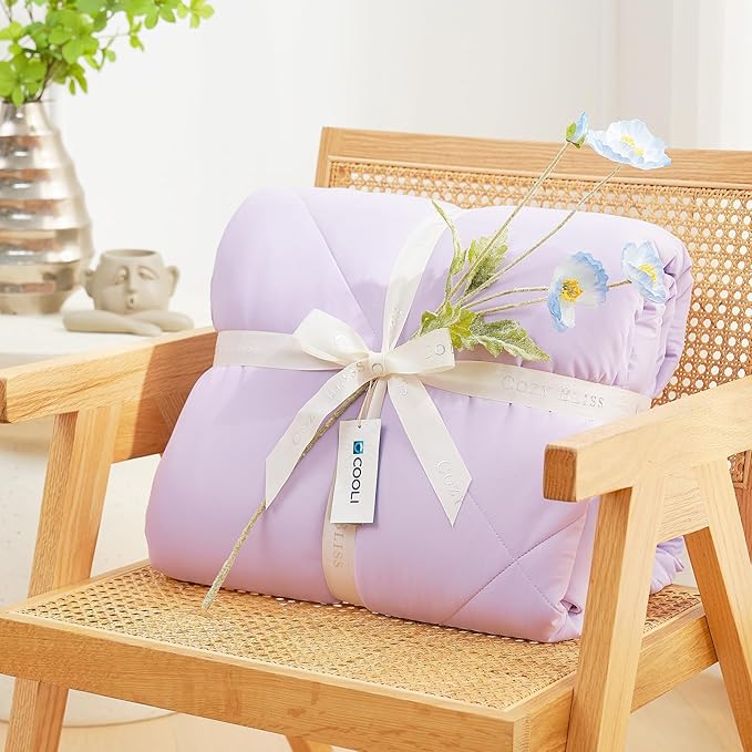 Cozy Bliss Cooling Comforter King XL Size, Cooling Blankets - Image 4