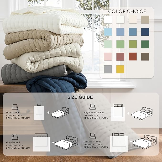 WDCOZY Dark Grey Twin Size Quilt Bedding Sets - Image 9