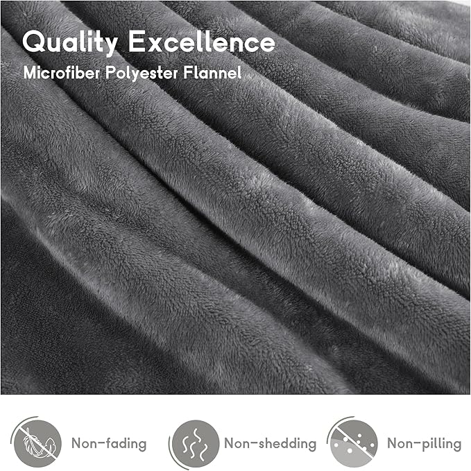 Heated Blanket Electric Blanket Full Size 72''x84'' - Image 6